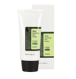 Зволожуючий сонцезахисний крем з алое Aloe Soothing Sun Cream (SPF50+/PA+++) 50 мл, Cosrx, термін до 03.2027