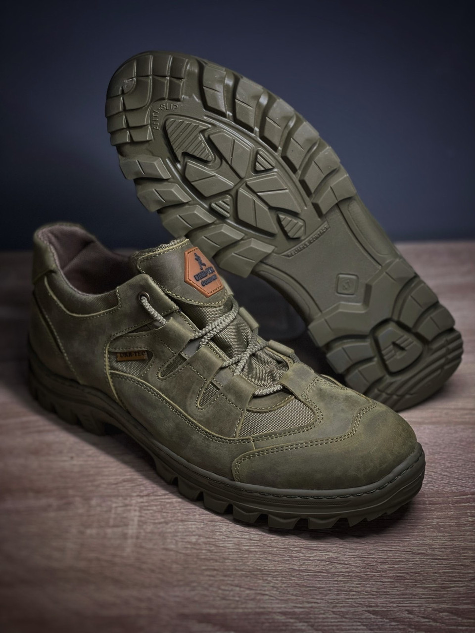 Кросівки тактичні демісезонні UKR-TEC олива 47, 48 рр., фото 1