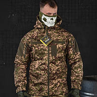 Весенняя тактическая куртка Military Plus армейский бушлат софтшел Хищник для военнослужащих 3XL ukr