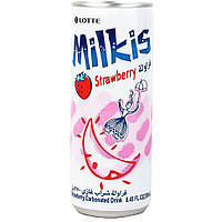 Напиток газированный Milkis клубника LOTTE 250мл