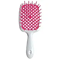 Janeke SUPERBRUSH-small WHITE/FUCHSIA. Расческа. арт 56SP234 FUX