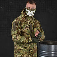 Тактическая куртка Tirex мультикам армейский бушлат рип-стоп для ВСУ с магнитными накладками по бокам 3XL ukr
