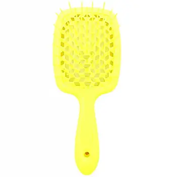 Janeke SUPERBRUSH-small YELLOW NEON. Гребінець арт. 83SP234 YFL