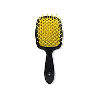 Janeke SUPERBRUSH BLACK/YELLOW. Расческа. 71SP226 GIA