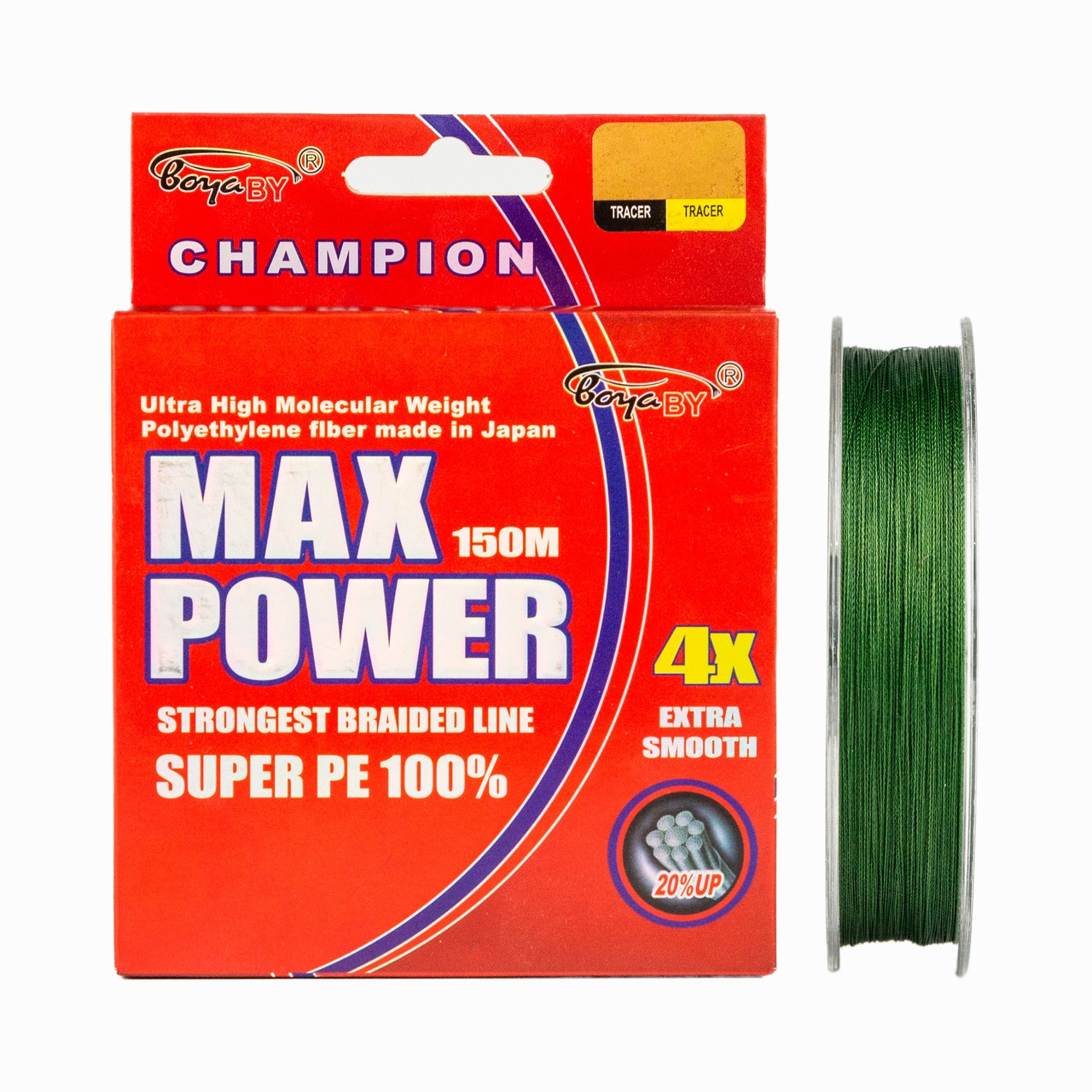 Шнур 150 м 0.40мм Boya By Max Power 4X