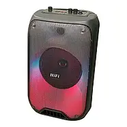 Потужна акустична система RX-8150 10W 3000mAh з RGB підсвіткою дротовим мікрофоном і пультом ДУ, фото 4