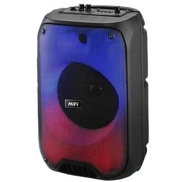 Потужна акустична система RX-8150 10W 3000mAh з RGB підсвіткою дротовим мікрофоном і пультом ДУ