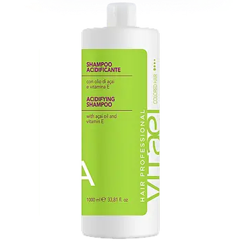 Vitael Colored hair acidifying shampoo Шампунь для фарбованого волосся, 1000 мл