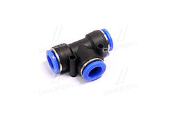 З'єднувач аварійний трійник 16*16*16 трубки ПВХ (пласт.) RIDER