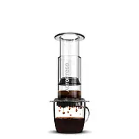 Аеропрес AeroPress Inc. Clear Review 2023 Прозора ударна ручна кавоварка аеропрес, заварник для кави