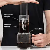 Аеропрес AeroPress Inc. Clear Review 2024 Прозора ударна ручна кавоварка аеропрес, заварник для кави, фото 7