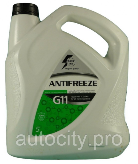 Антифриз AutoHit G11-40 GREEN 5 кг