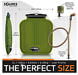 Гідратор Source Tactical Gear ILPS 3L Low Profile Widepac на 3 літри включає UTA Rapid Refill Adaptor, фото 4