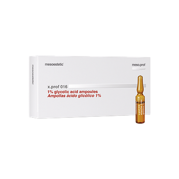 X. prof 016 Glycolic acid 1% / Гліколева кислота 1%, 2 мл Mesoestetic