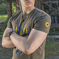 M-Tac футболка тактична Месник Olive/Yellow/Blue, фото 4