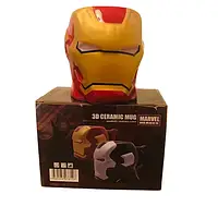 Железный человек Marvel Iron Man Марвел керамическая 3D кружка фигурная чашка