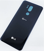 Задня кришка для LG G710 G7 ThinQ, чорна, New Aurora Black, оригінал (54) + скло камери