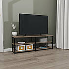 Тумба під телевізор лофт ТВЛ-1. Тумбочка для ТВ техніки loft полиця підставка. Меблі у вітальню