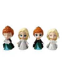 Ельза Анна Дісней Disney princess Frozen 2 ігрові набори для дітей 4 шт./компл. ПВХ 10см