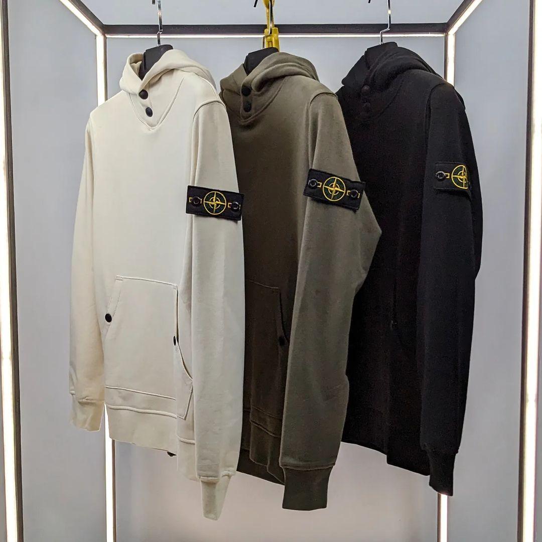 Худі Stone Island LUX SwiatSI021 XL (Чорний) - фото 2 - id-p2121332163