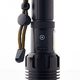 Ліхтарик ручний P90 чорний, фото 3