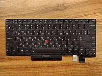 Клавиатура Lenovo Thinkpad T470 T480 c трэкпоинтом и подсвекткой (K196)