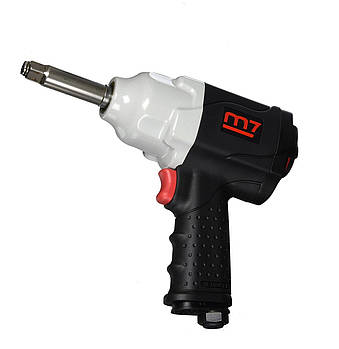 Mighty Seven Пневмогайкокрут 1/2" 881Нм, 9000об/хв, 119л/хв, продовження валу
