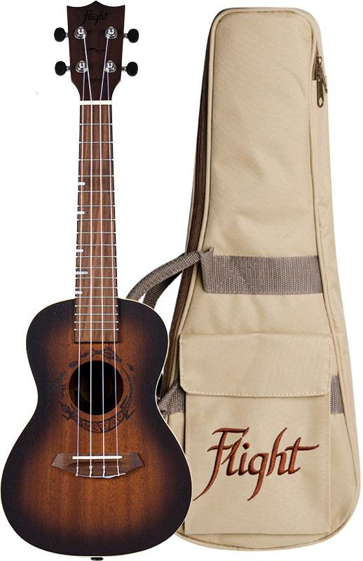 Укулеле концерт Flight DUC380 Amber Concert Ukulele, фото 1