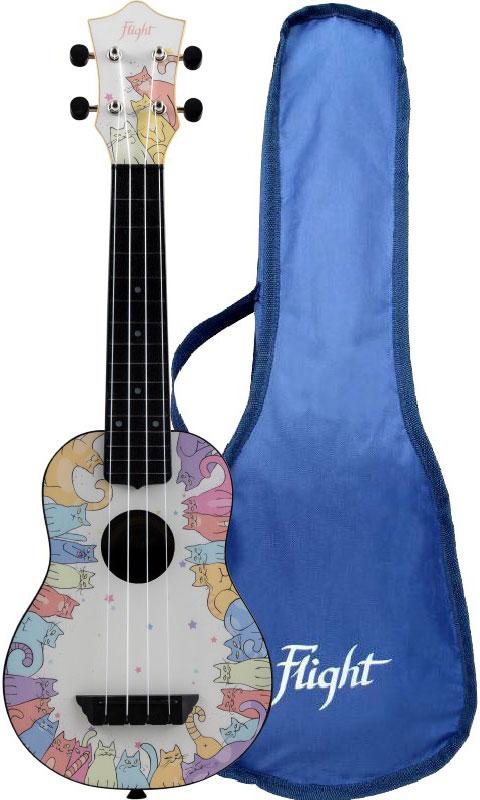 Укулеле сопрано Flight TUS40 Kitty Soprano Travel Ukulele, фото 1