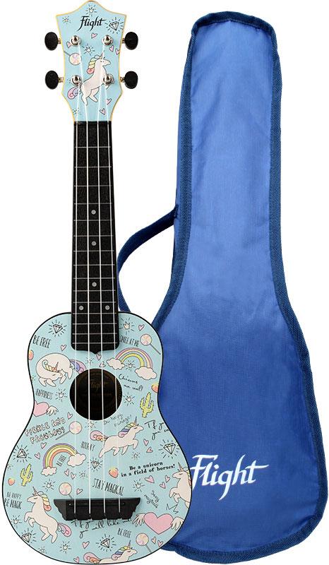 Укулеле сопрано Flight TUS40 Unicorn Soprano Travel Ukulele, фото 1