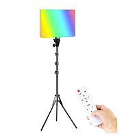 Прожектор для фотосъемки RGB PM-26 + штатив