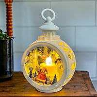 Новогодний декоративный светильник "Свеча" 12×8,5 см
