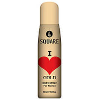 Жіночий дезодорант-спрей 4 SQUARE Gold, 150 мл
