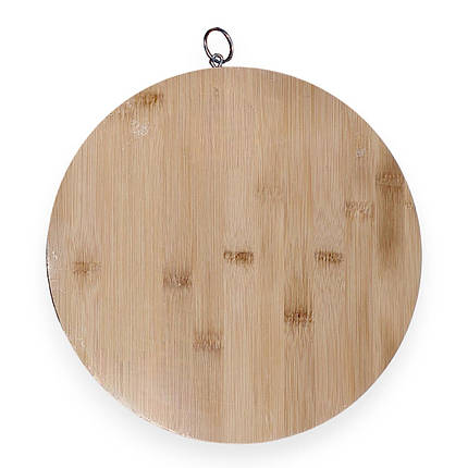 Дошка бамбукова Bamboo BB-2828 кругла для піци та овочів 28 см, фото 1