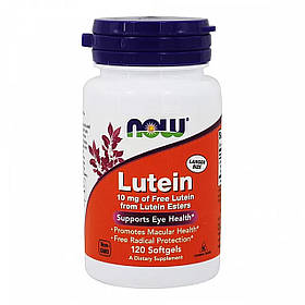 Лютеїн (Lutein) 10 мг 120 капсул NOW-03057