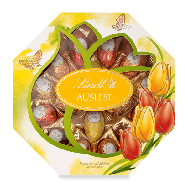 Подарунковий набір шоколадних яєць Lindt Auslese 170г. Швейцарія