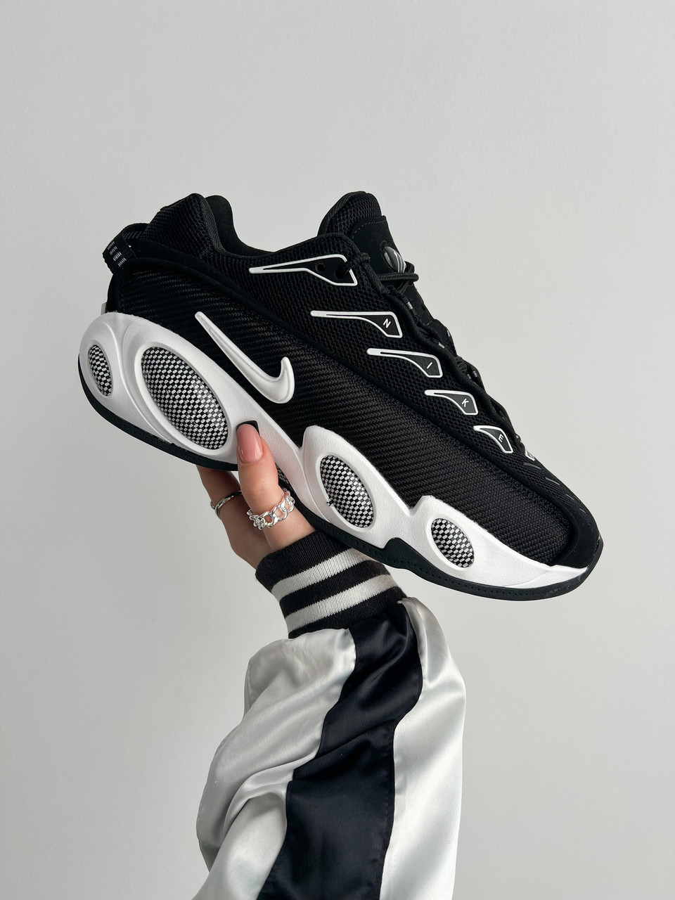 Чоловічі Кросівки Nike x NOCTA Drake Glide Black White / Найк НОКТА Дрейк Глайд Чорні з Білим