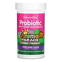 Пробіотик комплекс Nature's Plus Probiotics Bi-Layer Chewable 30 tabs