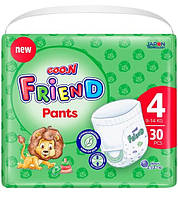 Goo.N Трусики-подгузники Friend 4 (9-14 кг) 30 шт унисекс