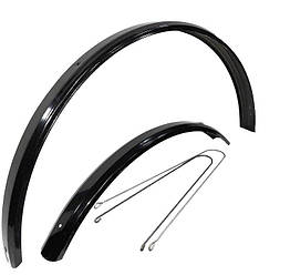 Крила повнорозмірні сталеві 20" Чорні