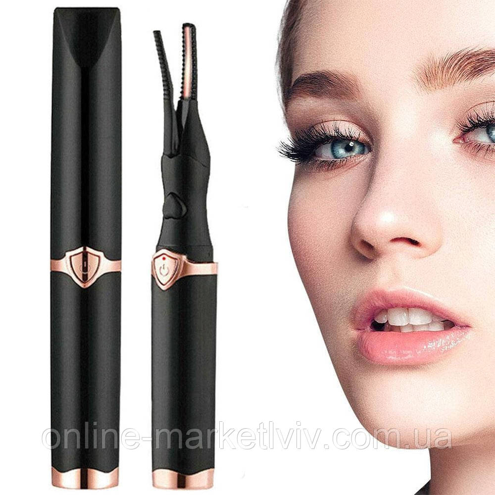 Щипці для завивання вій LY-150 з підігрівом і USB зарядкою / Плойка для вій на акумуляторі, фото 1