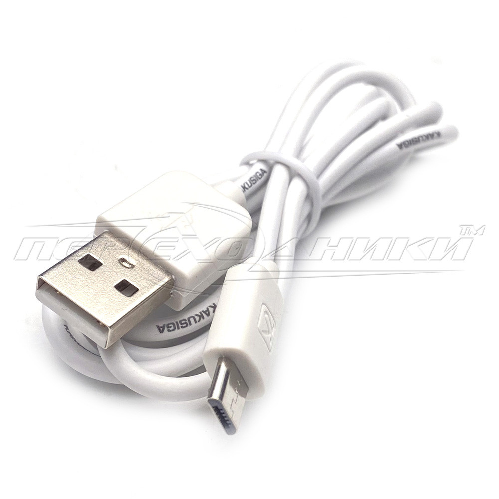 Кабель USB 2.0 — micro USB, 1 м білий