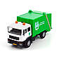 Іграшкова машинка сміттєвоз зелений метал пластик світло звук 5*16*7см (510705.270), фото 2