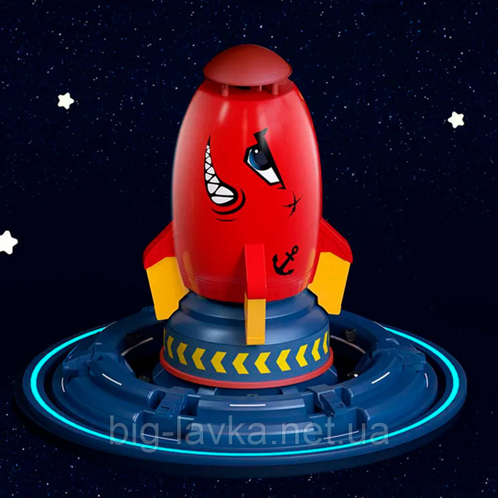 Розбризкувач води ракета Splash Rocket від садового шланга червоний