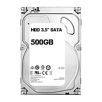 Жёсткий диск 3.5" SATA 500GB в ассортименте (Western Digital, Seagate, Toshiba, Samsung, ...) бу #