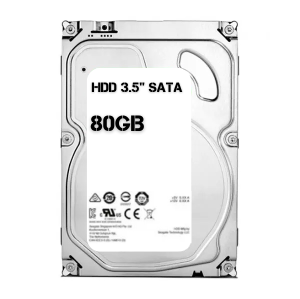 Жорсткий диск HDD 3.5" SATA 80GB в асортименті (Western Digital, Seagate, Toshiba, Hitachi, та інші) бу #, фото 1