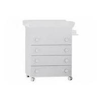 Комод з пеленатором и ванночкой Micuna B-1674 VALERIA White білий