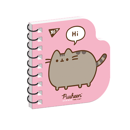 Блокнот YES 100x100/30 спіраль "Pusheen", точки