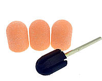 Набір ковпачків (3 шт) і гумова насадка, розмір 10*15 мм, #80 Orange