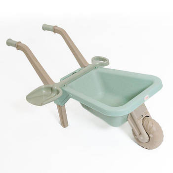 Тачка дитяча з лопатою ЕКО ЛІНІЯ, бенж-м'ятний 01530/01eco G-Rich